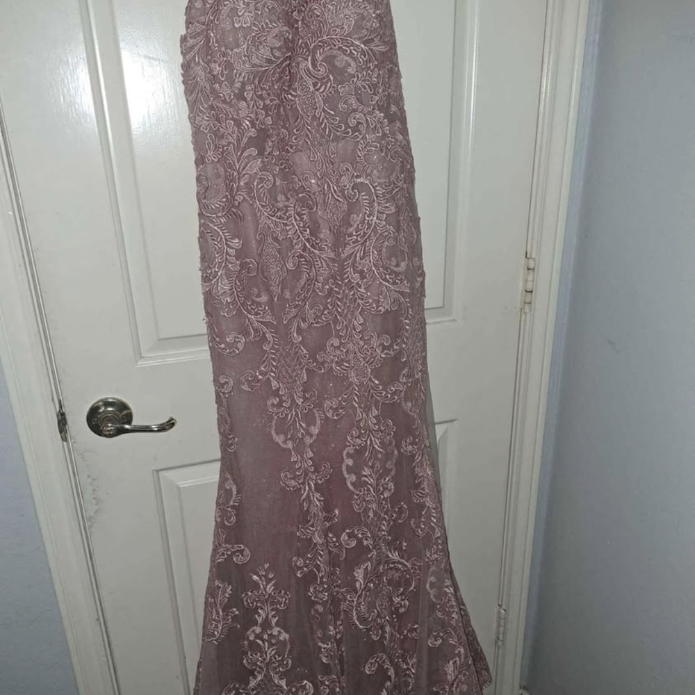 Elegant Lace Evening Gown